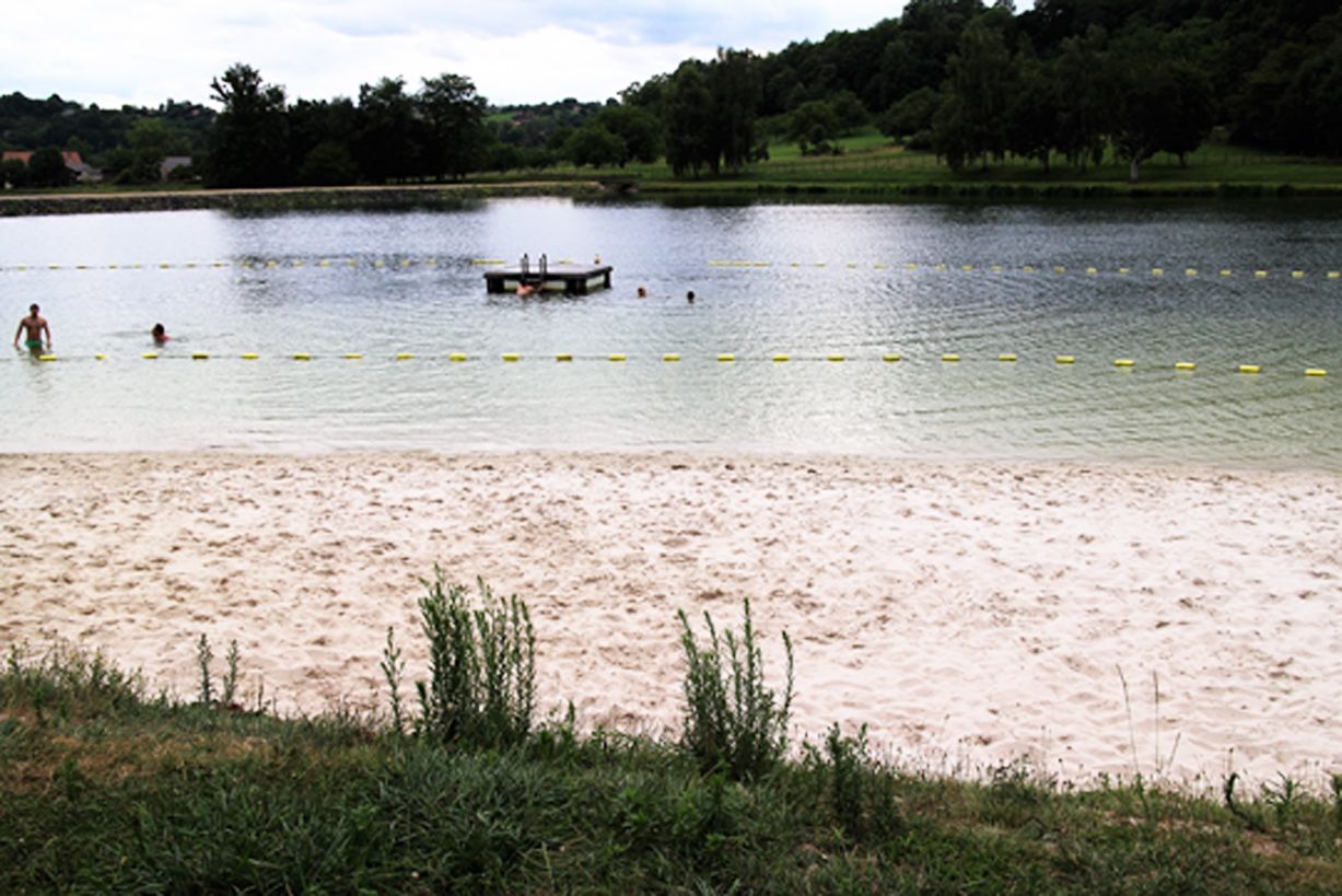 Amenagement Plage graviers mineraux